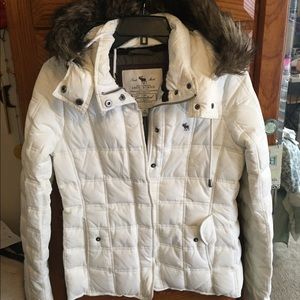 Abercrombie Winter Coat with faux fur hood